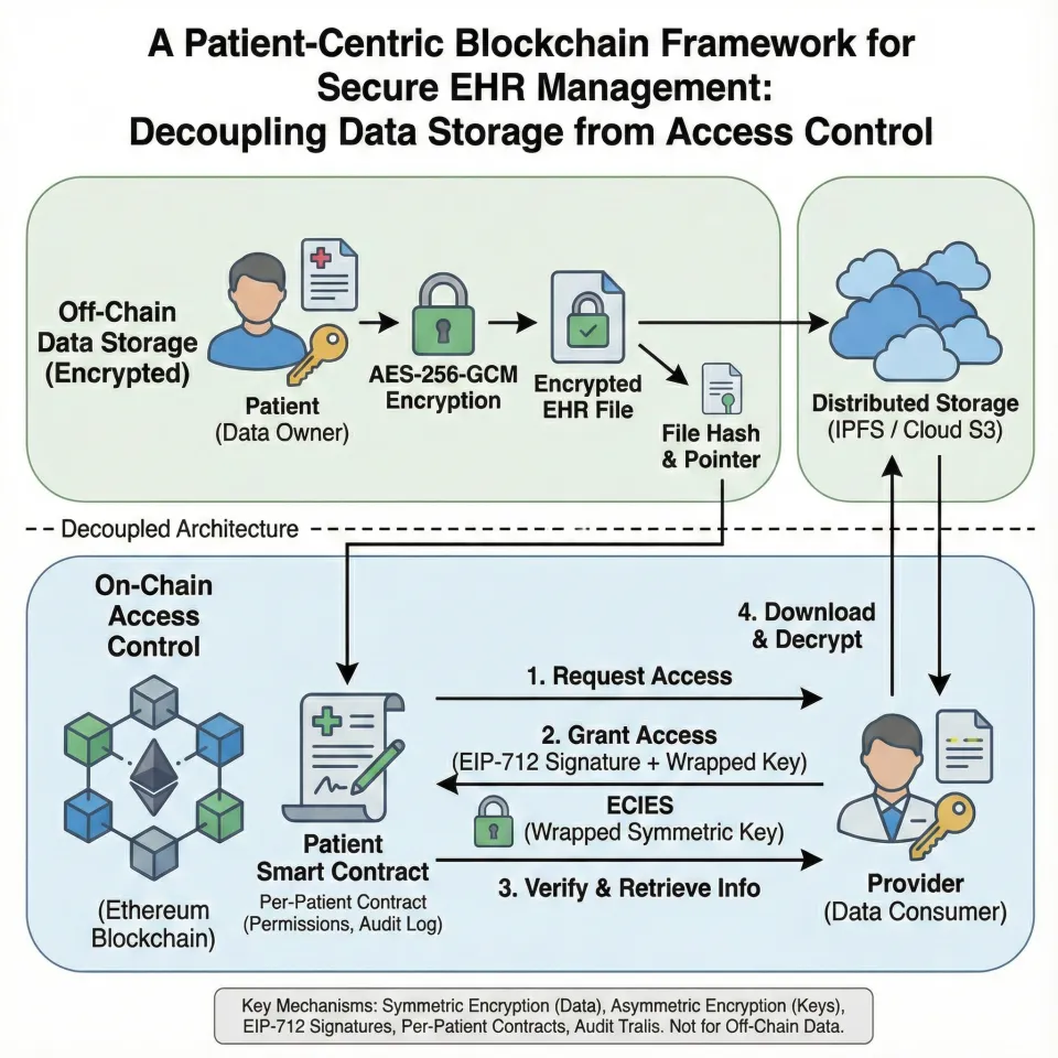Cover image for Patient-Centric Blockchain Framework for EHR Management